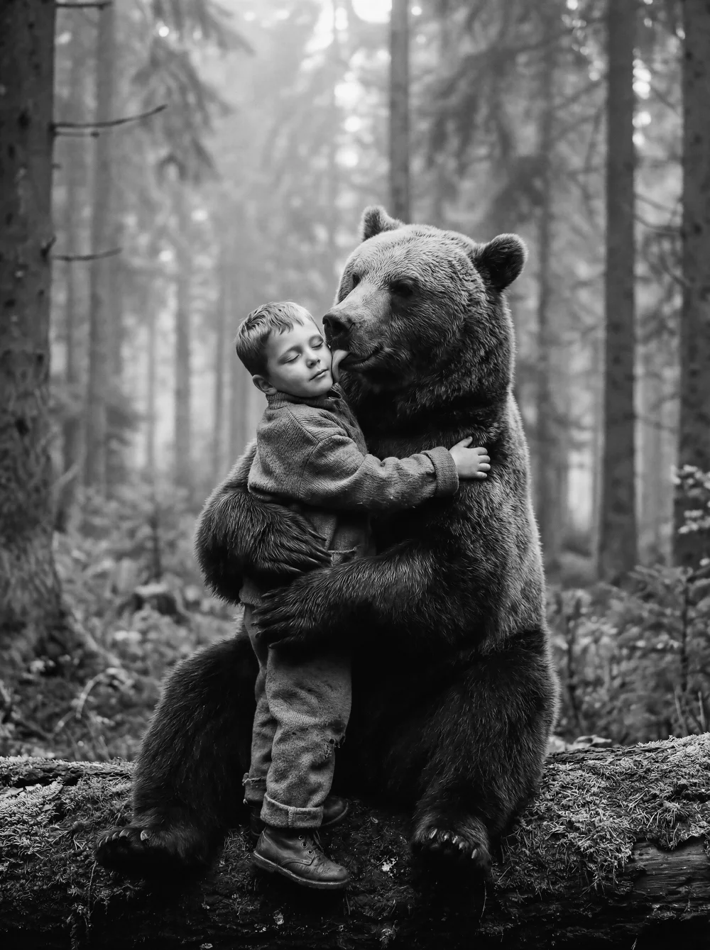 L’enfant et l’ours