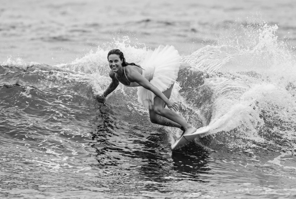 La surfeuse en tutu